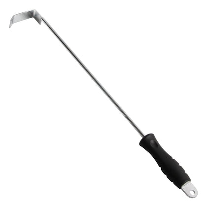 OLIGAI stainless steel ash poker with ergonomic handle for grilling