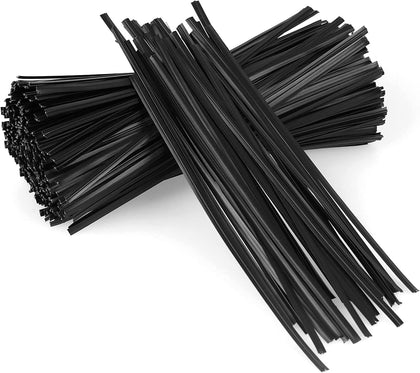 Oligei 600-pack twist ties, 5-inch length, for durable bag sealing.