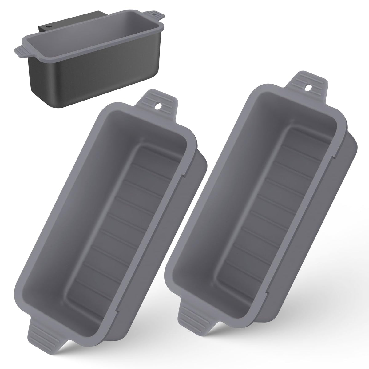 Oliggive grease cup liner for Blackstone griddles, compatible from 36 to 17 inches, grey.