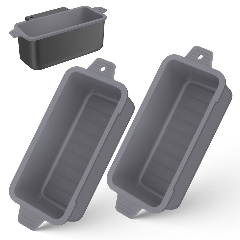 Oliggive grease cup liner for Blackstone griddles, compatible from 36 to 17 inches, grey.