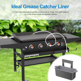 Oliggive grease-spill prevention accessory, keeps deck grease-free.