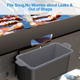 Oliggive reusable drip-pan liner, heat-resistant for long-lasting use.