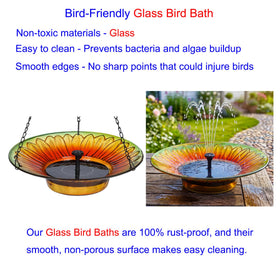 oligsky sunflower pattern close-up highlights decorative glass and vibrant color