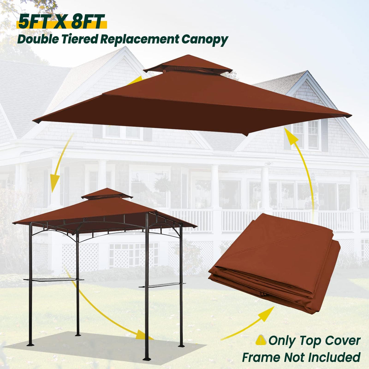 Durable HD polyester fabric with PU coating protecting against rain and sun