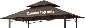 OLILAWN grill gazebo replacement canopy top in 5x8 offers snug shade and a perfect fit