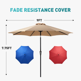 OLIXIS poolside-backyard umbrella is ideal for sun protection.
