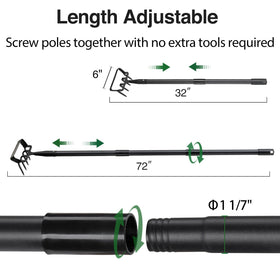 Oliynedy stainless steel handle adds durable weight