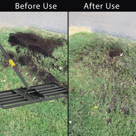 Oliynedy lawn leveling rake heavy-duty steel for long-lasting use.