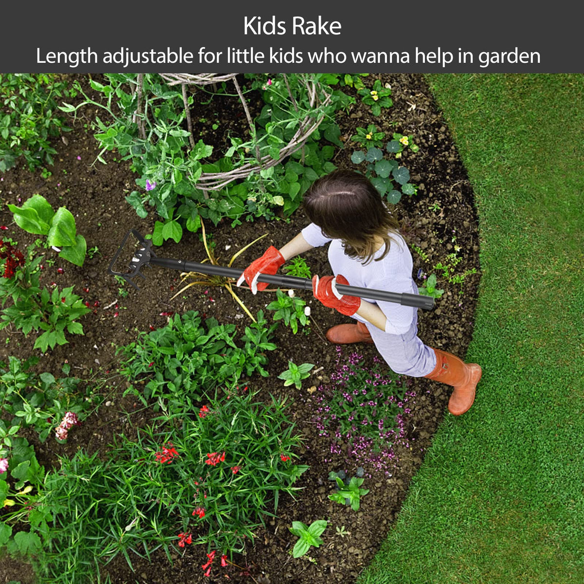 Oliynedy garden tool aiding weed control near borders