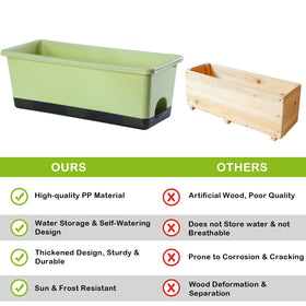 Oliz self-watering system with 1L reservoir supports up to 10 days of hydration.