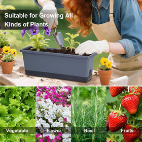 Oliz planter with drainage and air holes promoting healthier roots
