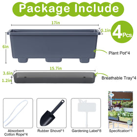 Oliz PP material is sturdy and weather-resistant for indoor or outdoor use
