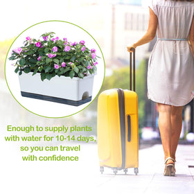 Oliz Window Box Planter 8pcs drainage-holes image emphasizes healthy roots and airflow