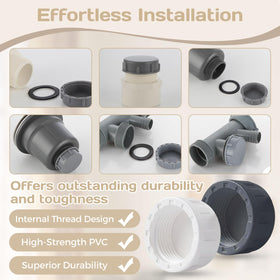 OLLBIT 12-pack spare caps for multiple sprinklers in a landscape system.