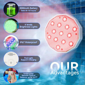 Ollny versatile lighting for pools, ponds, hot tubs and fountains