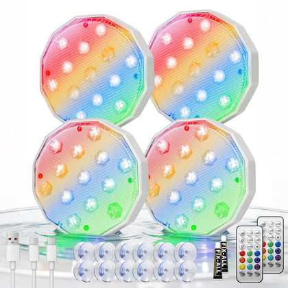 Ollny pool lights with remote for easy color changes and ambiance