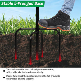 Olpchee metal bird bath with heavy base for wind stability in your yard