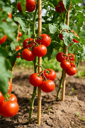 Oltara versatile garden stakes for tomatoes, peppers, climbers