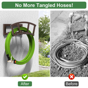 OLV 125 ft capacity hose holder bronze designed for long hoses.
