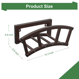 OLV easy-assembly hose holder bronze installs quickly.
