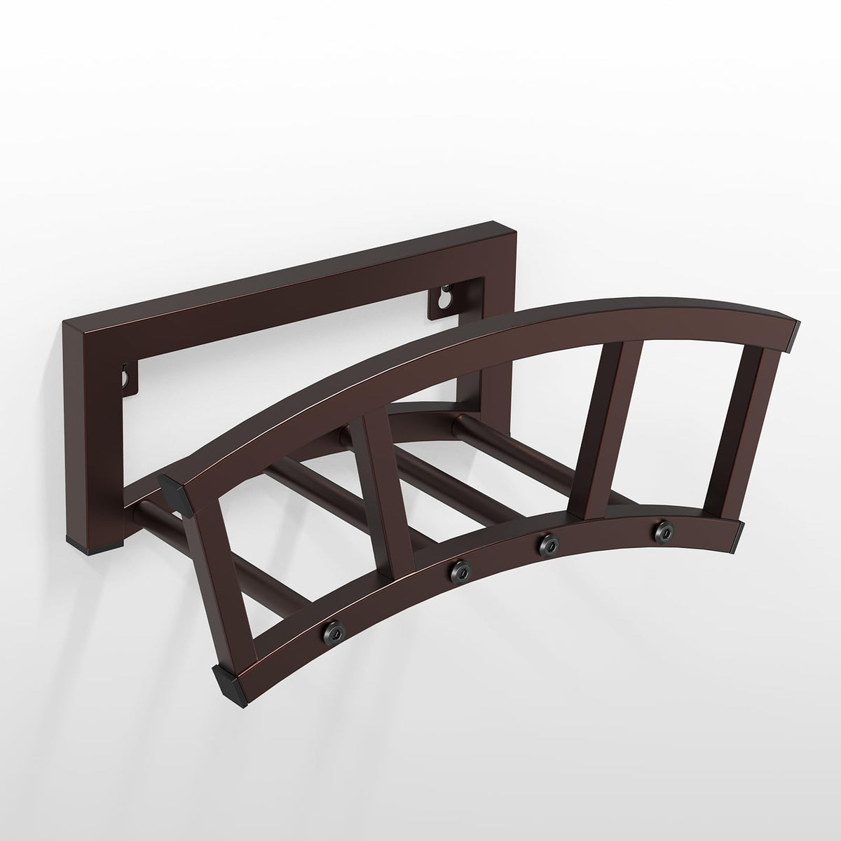 OLV garden hose holder wall-mounted bronze for durable outdoor hose storage.