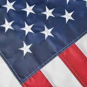 Olynese imported flag with durable finish and vibrant color.