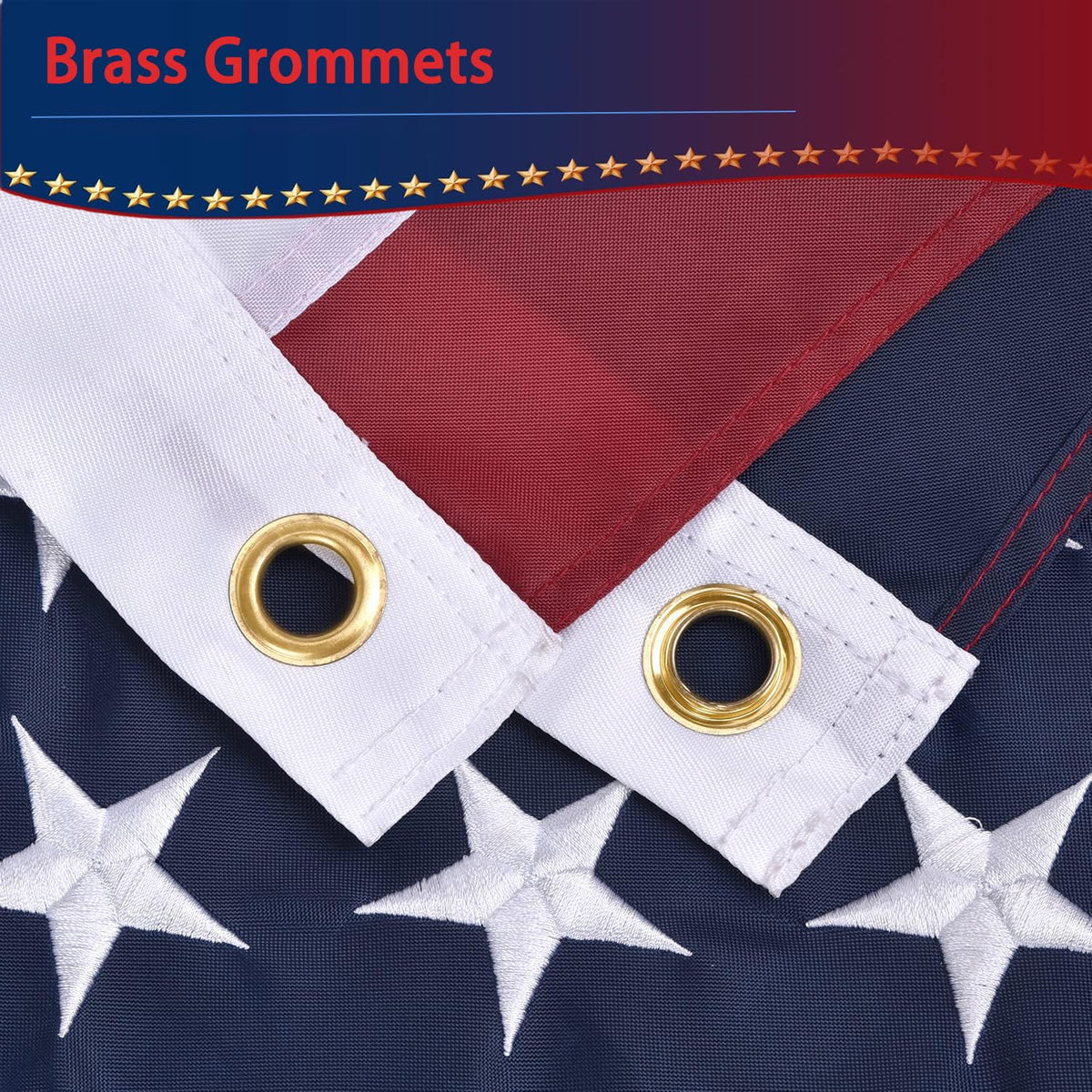 Olynese flag made of waterproof polyester with UV protection and fade-resistant colors.