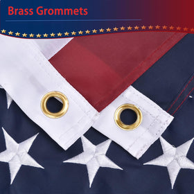 Olynese flag made of waterproof polyester with UV protection and fade-resistant colors.