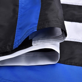 OLYNIK flag features UV protection to resist fading in sun.