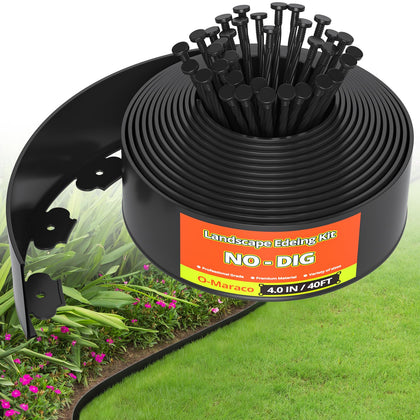 O-Maraco 40ft landscape edging frames lawn borders with clean, defined edges.