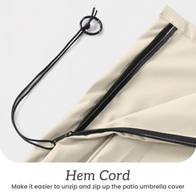 Ombrellon fits most cantilever umbrellas like 10x13 ft