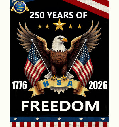 OMCleaner American Flag 250th Anniversary Flag with vivid outdoor display