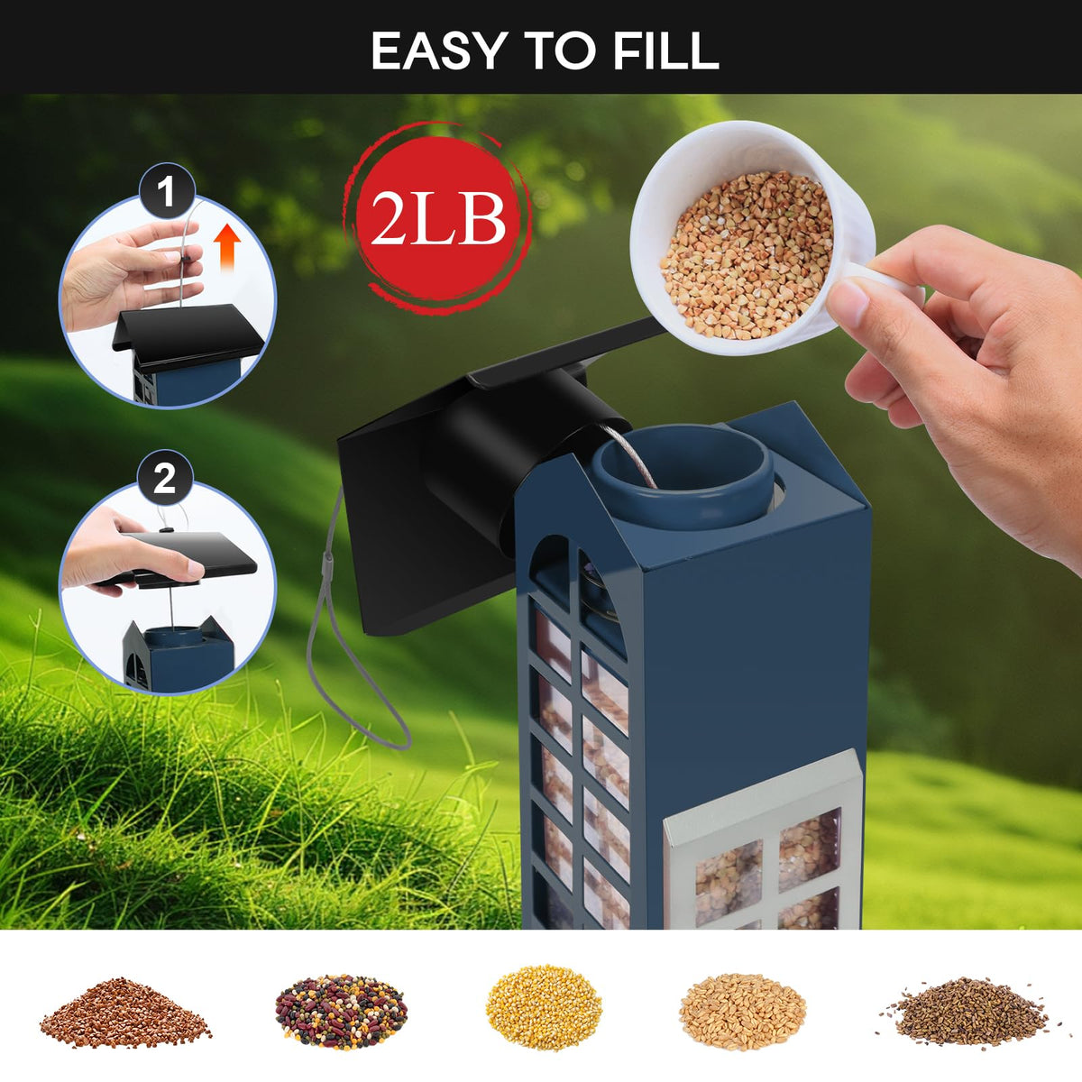 OMEUTY weather-dry seed system protects seeds from rain