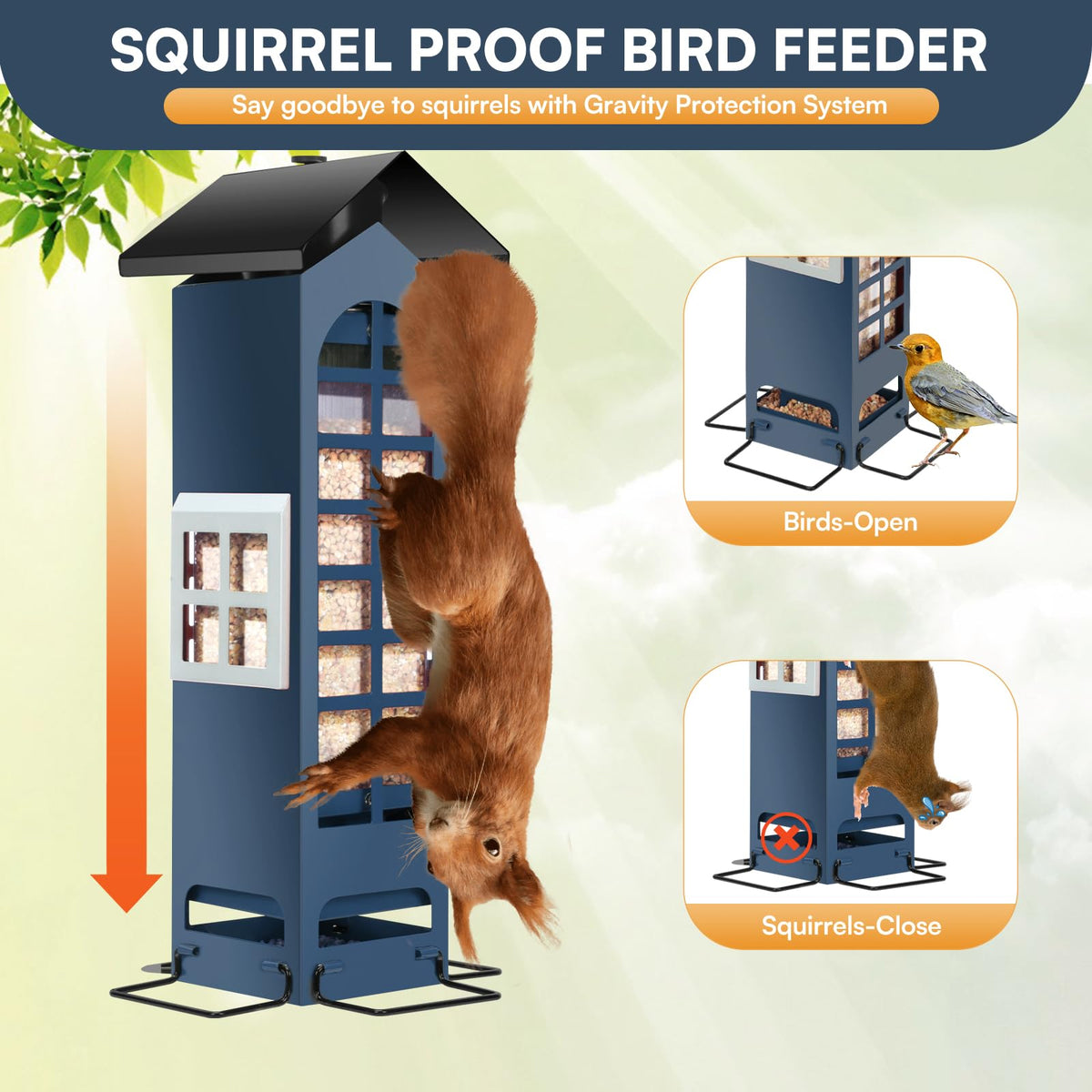 OMEUTY weight-activated perches block seed loss