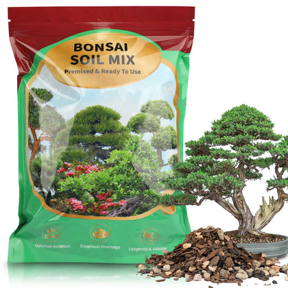 Omitgoter Bonsai Soil Mix bag ready to use for fast repotting and healthy root growth.