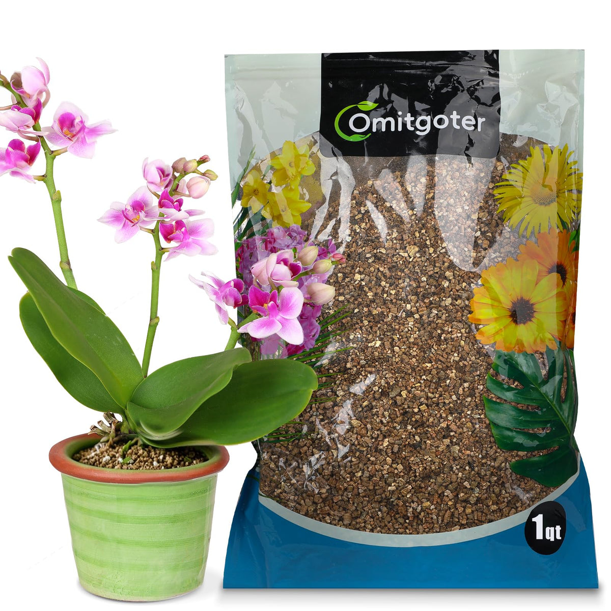 Omitgoter Vermiculite 1qt seed starting for even germination and moisture balance.