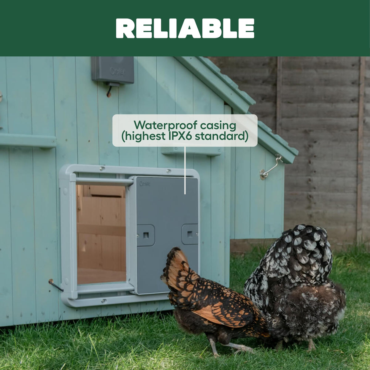 Omlet weather-tested durability indicates reliable performance in extreme cold.
