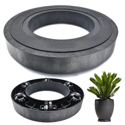 Omnia Plant Glider with 360-degree rolling wheels for effortless repositioning of large pots.
