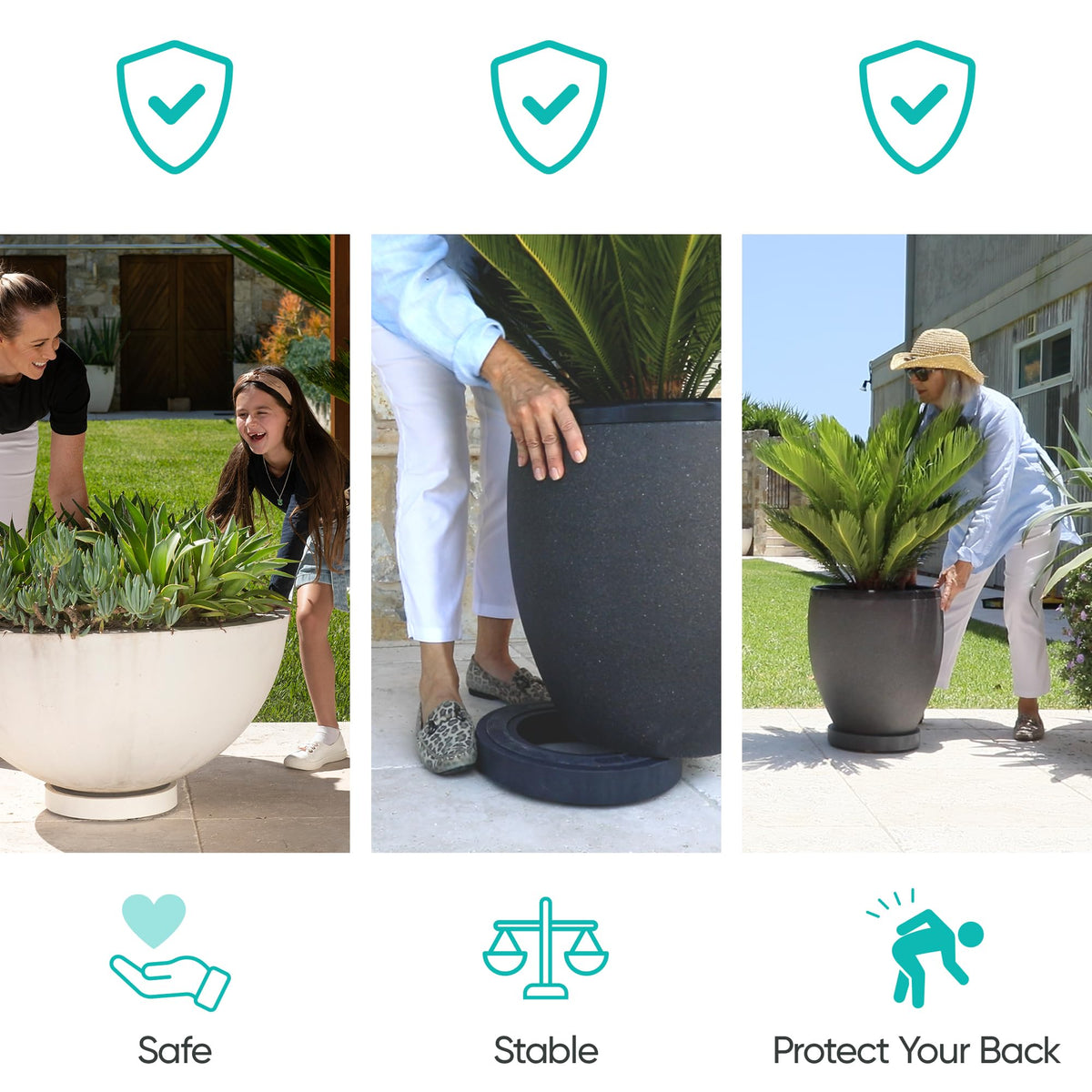 Omnia Plant Glider Australian Good Design Award-winning low-profile aesthetic.