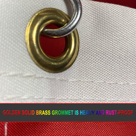 Omnisexual Oxford nylon 210D flag designed for outdoor use and weather resistance.