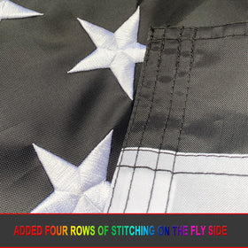 Omnisexual flag with rust-proof brass grommet for reliable outdoor use.
