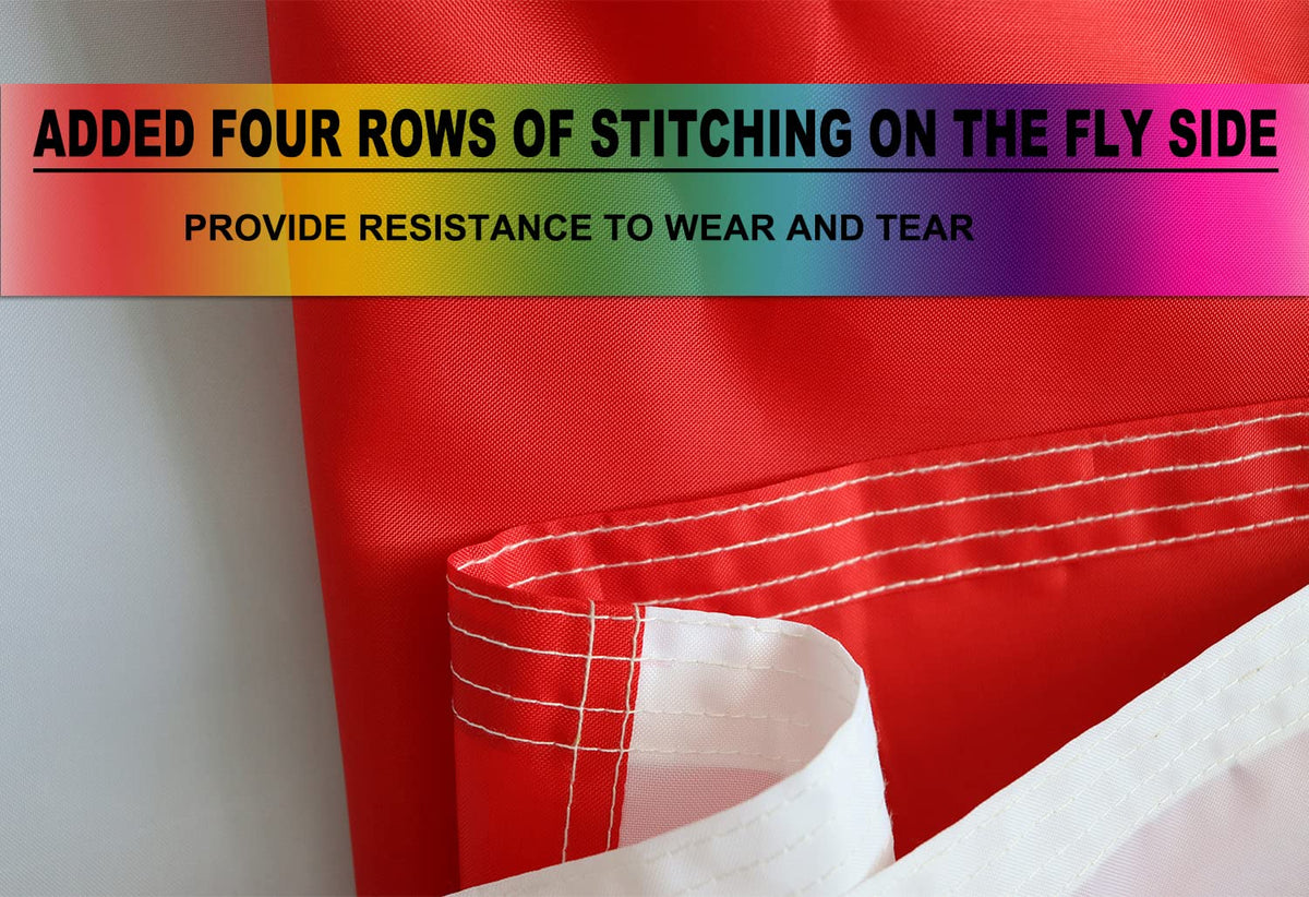 Omnisexual US Civil Flag designed for outdoor display on porches and lawns.
