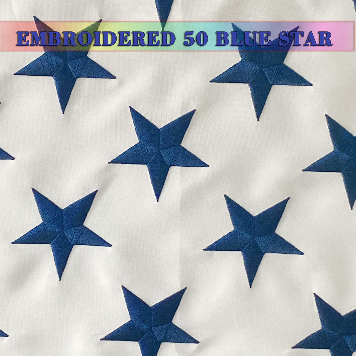 Omnisexual US Civil Flag features a waterproof coating for year-round outdoor use.