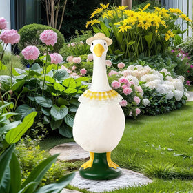 Porch, yard, and lawn display ready with this outfit.