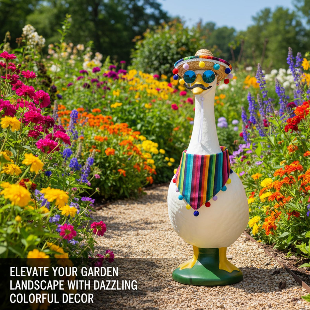 On-Airstore Cinco de Mayo decoration kit fits 17–23 inch statues.