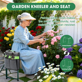 Onadak 10-inch kneeling pad detail with cushioned foam for comfort.
