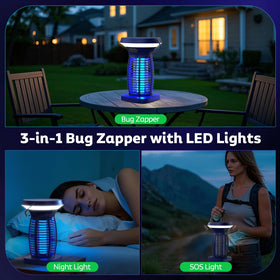 OnBeam solar bug zapper outdoor with 2100 sq ft coverage