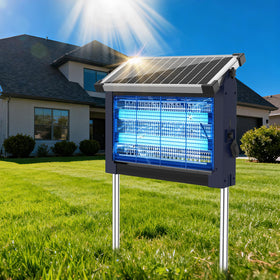 OnBeam Solar Bug Zapper Outdoor front view for effective backyard pest control