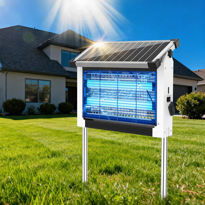 OnBeam Solar Bug Zapper Outdoor—attracts insects for backyard pest relief.