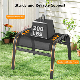 ONBRILL 2-pack footrests show a sturdy metal frame for lasting support.